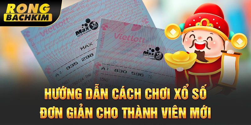 Hướng dẫn cách chơi xổ số đơn giản cho thành viên mới