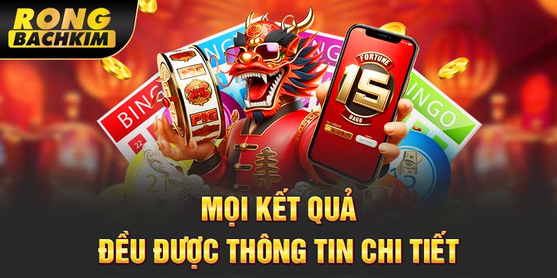 Mọi kết quả đều được thông tin chi tiết